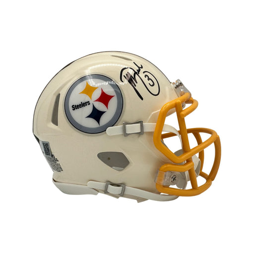 Jeff Reed Signed Pittsburgh Steelers Retro Mini Helmet