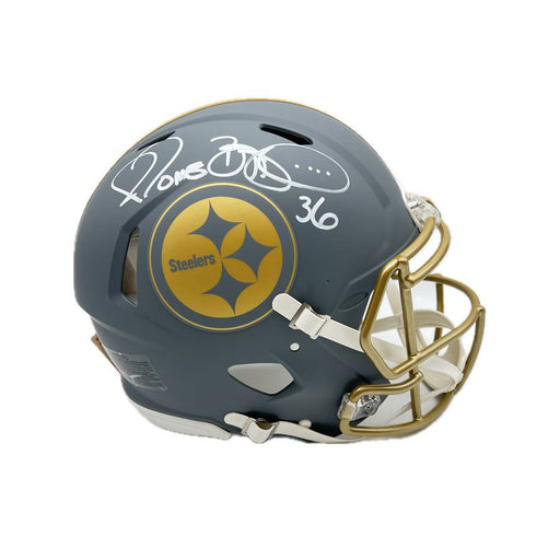 Jerome Bettis Autographed Pittsburgh Steelers SLATE Authentic Helmet