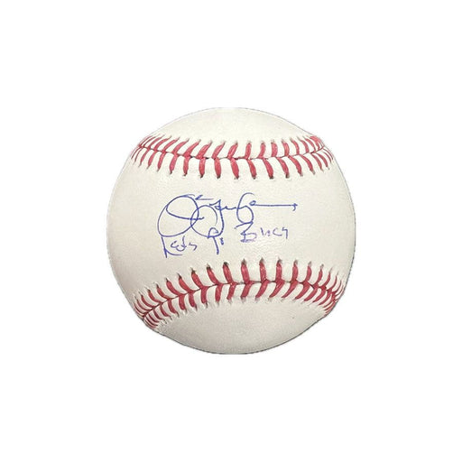 Jim Leyland Signed MLB Baseball with "Let's Go Bucs"