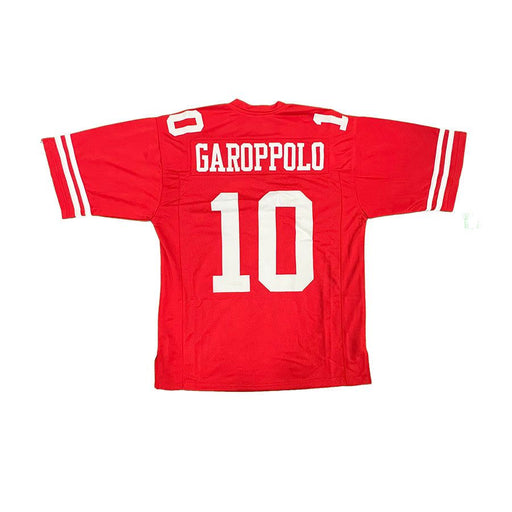 Jimmy Garoppolo Unsigned Custom Red Football Jersey