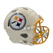 Joe Greene Signed Pittsburgh Steelers Full Size Retro Replica Helmet with HOF 87