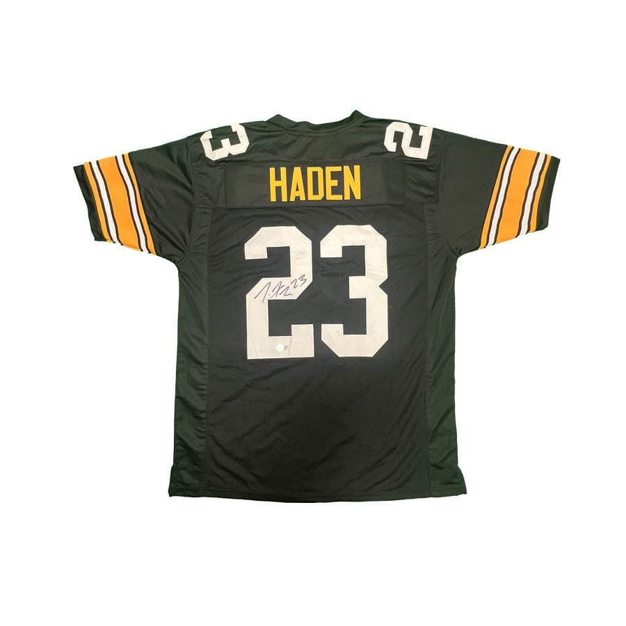 Joe Haden Signed Custom TB Black Football Jersey Block s TSEShop