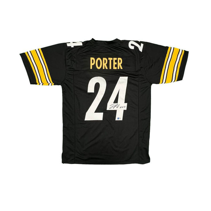 Joey Porter Jr. Signed Custom Black Football Jersey