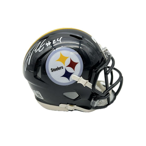 Joey Porter Jr. Signed Pittsburgh Steelers Speed Mini Helmet