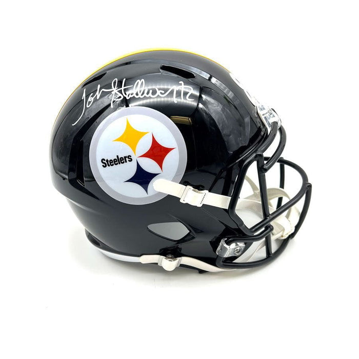 John Stallworth Signed Pittsburgh Steelers Full Size Replica Speed Helmet