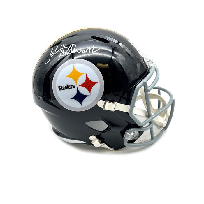 John Stallworth Signed Pittsburgh Steelers Full Size Replica TB Speed Helmet