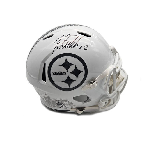 Justin Fields Signed Pittsburgh Steelers 2024 Salute to Service Full Size Helmet