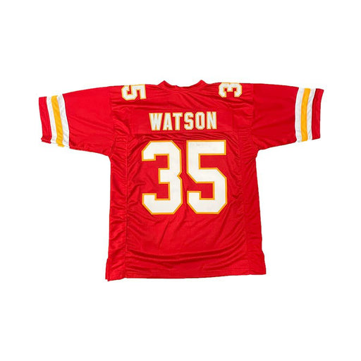 Justin Watson Unsigned Custom Red Jersey