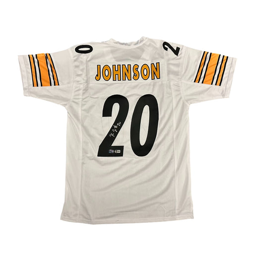 Kaleb Johnson Signed Custom White Jersey
