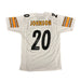 Kaleb Johnson Signed Custom White Jersey