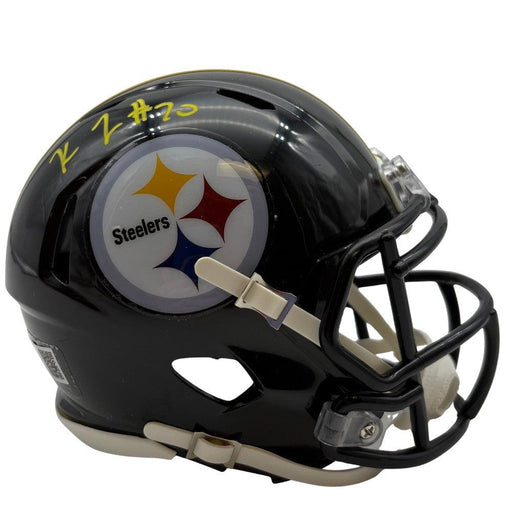 Kaleb Johnson Signed Pittsburgh Steelers Black Speed Mini Helmet