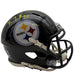 Kaleb Johnson Signed Pittsburgh Steelers Black Speed Mini Helmet Yellow