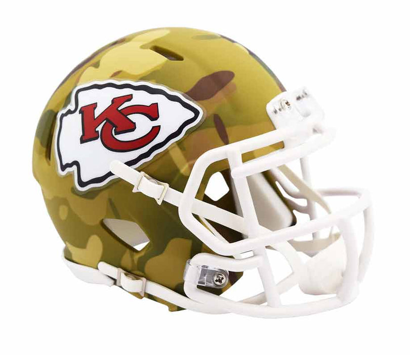Kansas City Chiefs Unsigned CAMO Mini Helmet