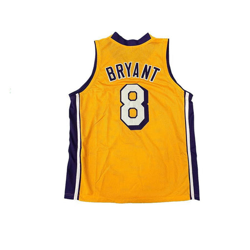 Kobe Bryant Unsigned Custom Yellow Basketball Jersey