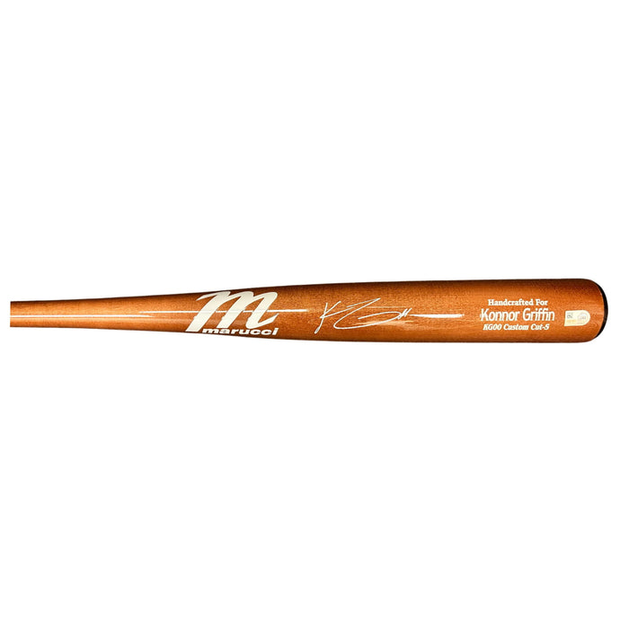 Konnor Griffin Signed Brown Marucci Game Model Baseball Bat