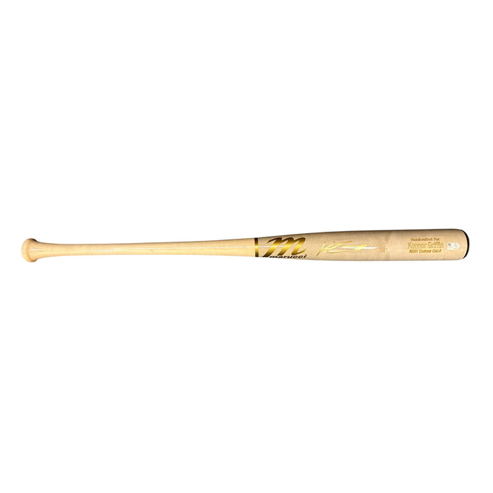 Konnor Griffin Signed Light Brown Marucci Game Model Baseball Bat