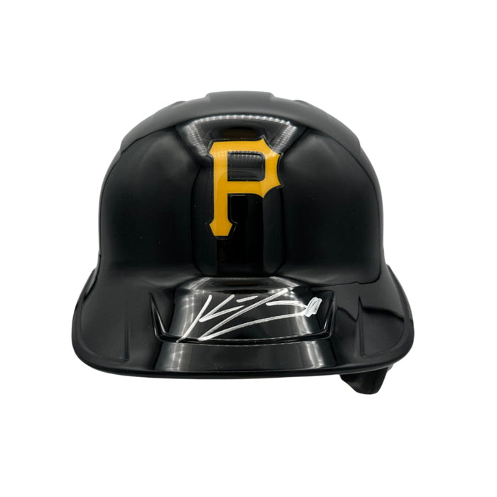 Konnor Griffin Signed PIttsburgh Pirates Black Full Size Batting Helmet
