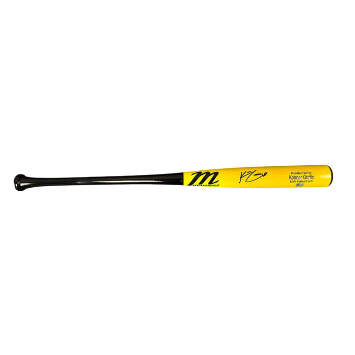 Konnor Griffin Signed Yellow Marucci Game Model Baseball Bat