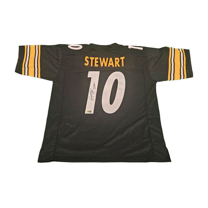 Kordell Stewart Signed Custom Home Football Jersey with Slash