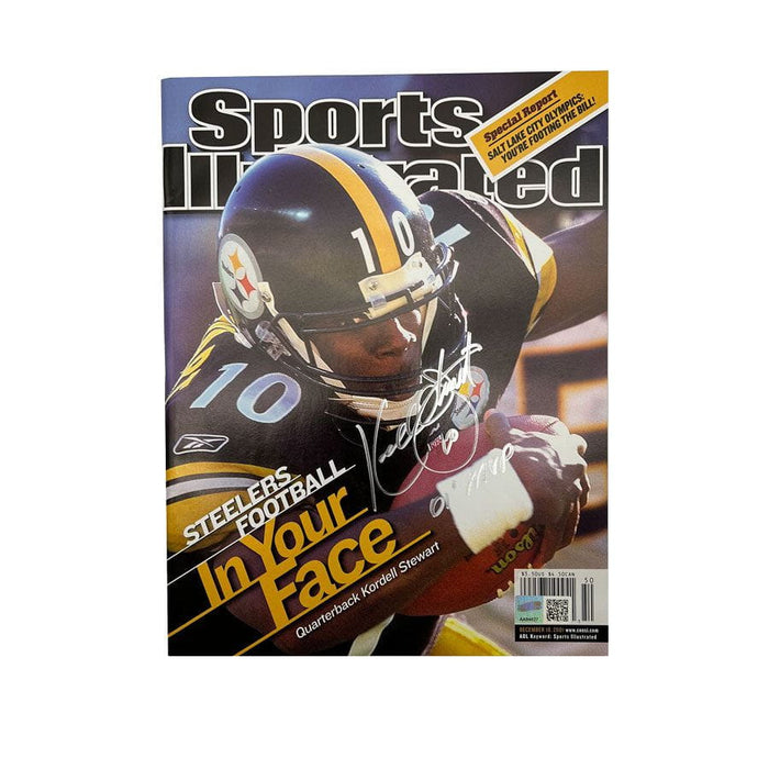 Kordell Stewart Signed Sports Illustrated with "01 MVP"