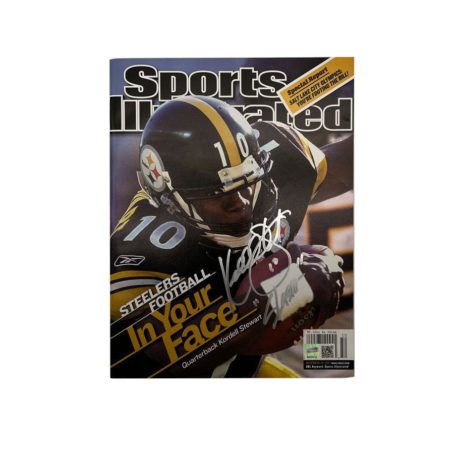 Kordell Stewart, Pittsburgh Steelers signed Sports Illustrated for