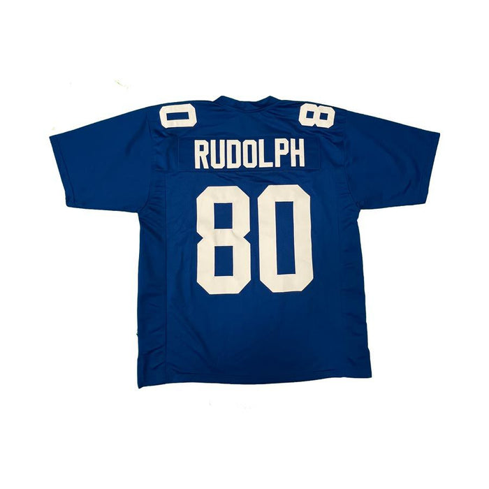 Kyle Rudolph Unsigned Custom Blue Indy Jersey