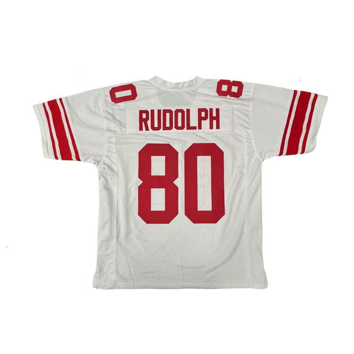 Kyle Rudolph Unsigned Custom White NY Jersey