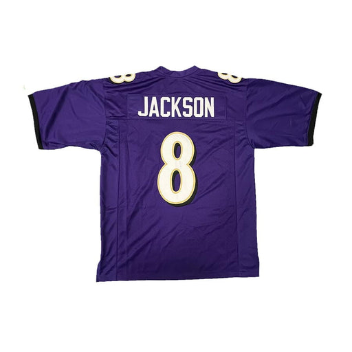 Lamar Jackson Unsigned Baltimore Purple Custom Stitched Football Jersey