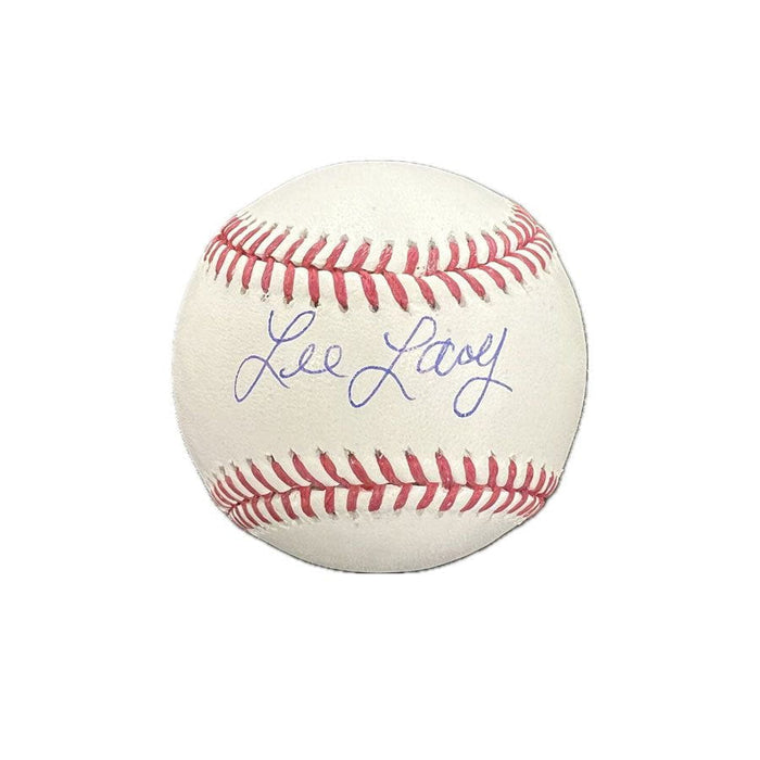 Lee Lacy Signed MLB Baseball
