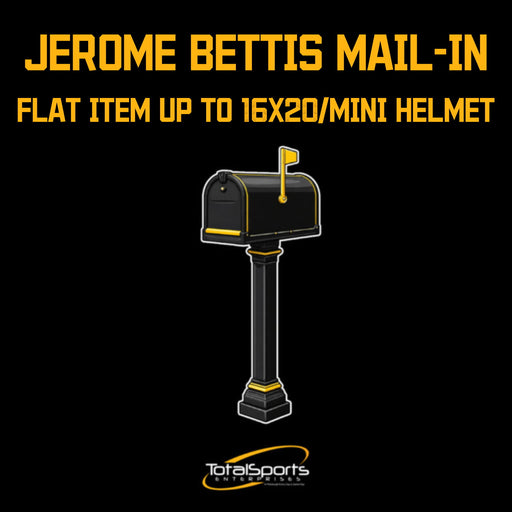 Mail-In: Get Your Flat (16x20) Mini Helmet Signed By Jerome Bettis