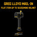 Mail-In: Get Your Flat (up to 16x20) or Mini Helmet Signed By Greg Lloyd