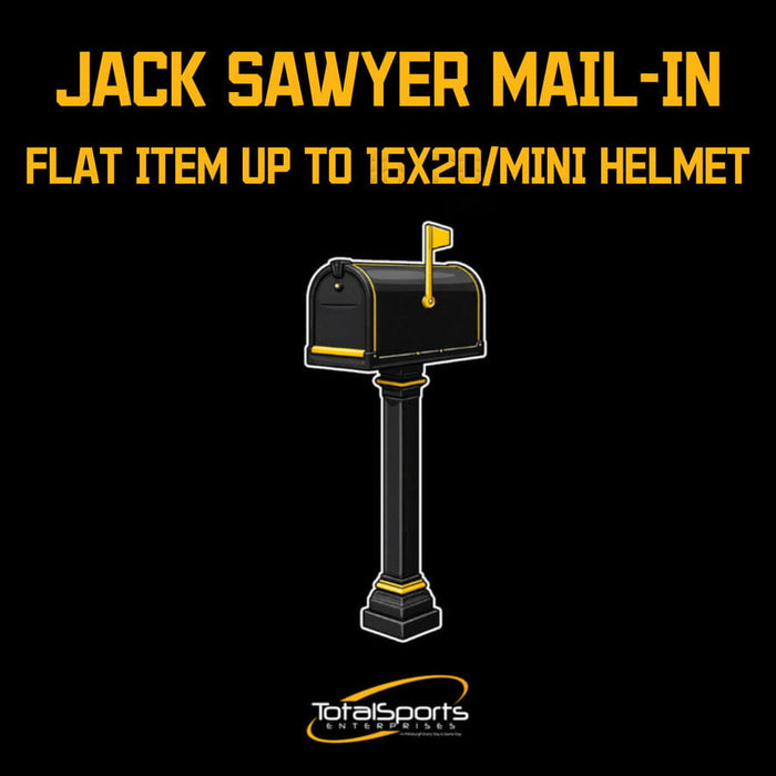 Mail-In: Get Your Flat (up to 16x20) or Mini Helmet Signed By Jack Sawyer
