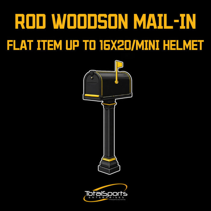 Mail-In: Get Your Flat (up to 16x20) or Mini Helmet Signed By Rod Woodson