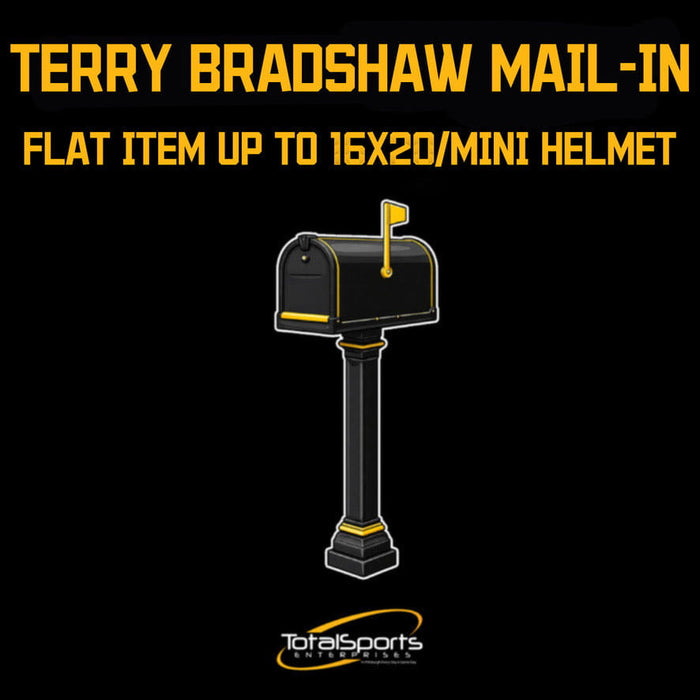 Mail-In: Get Your Flat (Up to 16x20) or Mini Helmet Signed By Terry Bradshaw