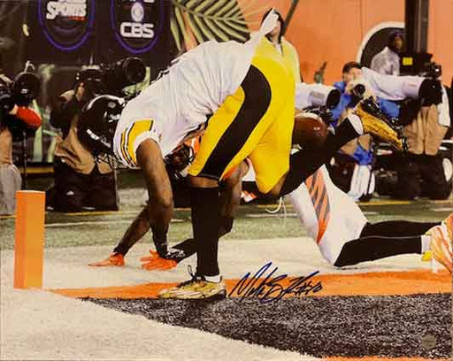 Martavis Bryant Signed Football Trapped Catch Vs. Bengals 16X20 Photo - Professionally Framed
