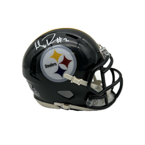 Mason Rudolph Signed Pittsburgh Steelers Black Speed Mini Helmet