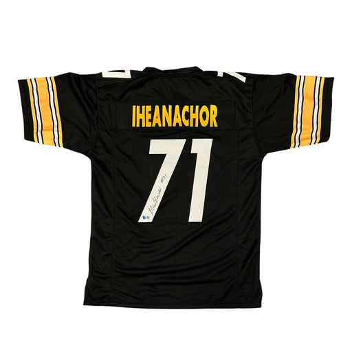 Max Iheanachor Signed Custom Black Football Jersey