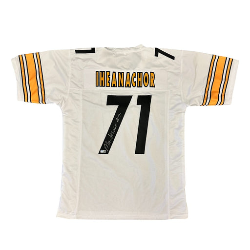 Max Iheanachor Signed Custom White Football Jersey