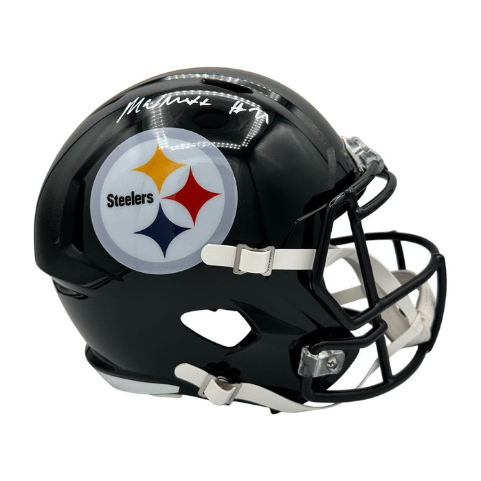 Max Iheanachor Signed Pittsburgh Steelers Full Size Speed Replica Helmet