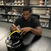 Max Iheanachor Signed Pittsburgh Steelers Full Size Speed Replica Helmet with "26 1st RD Pick"