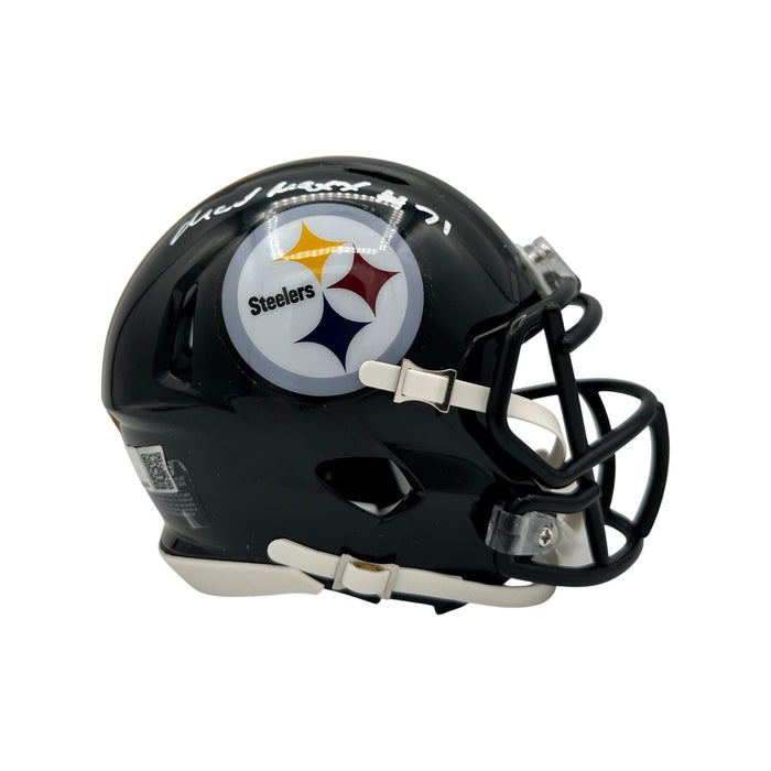 Max Iheanachor Signed Pittsburgh Steelers Speed Mini Helmet