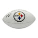 Max Iheanachor Signed Pittsburgh Steelers White Logo Football