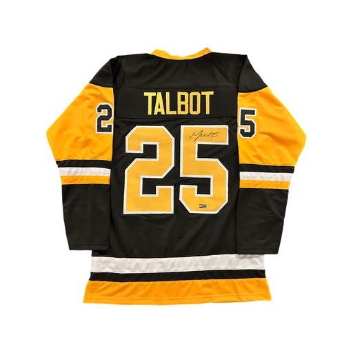 Max Talbot Signed Custom Black Hockey Jersey