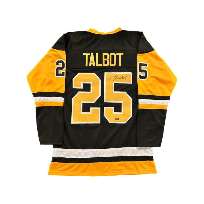 Max Talbot Signed Custom Black Hockey Jersey