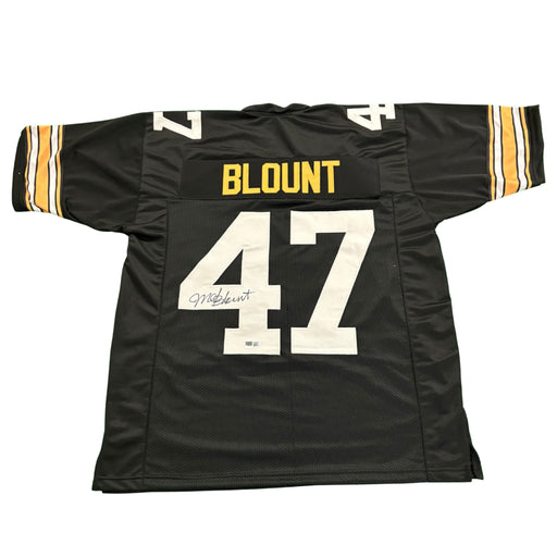 Mel Blount Signed Black Custom Football Jersey