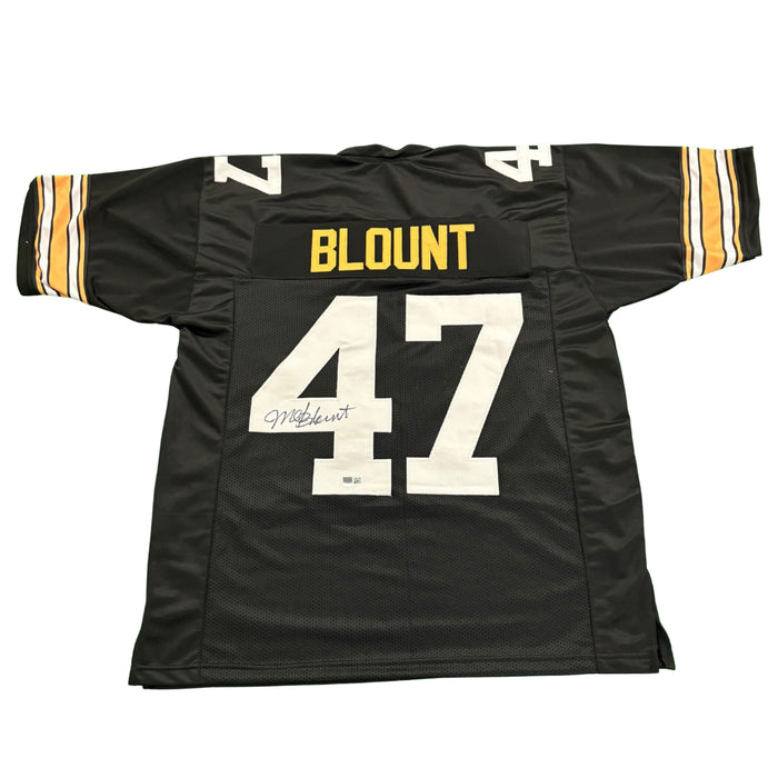 Mel Blount Signed Black Custom Football Jersey