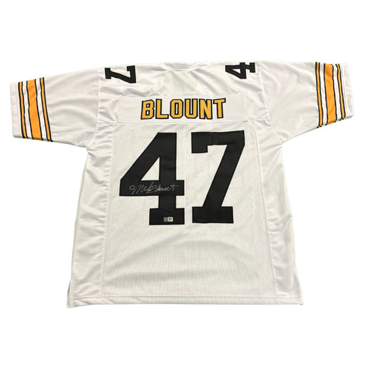 Mel Blount Signed White Custom Football Jersey