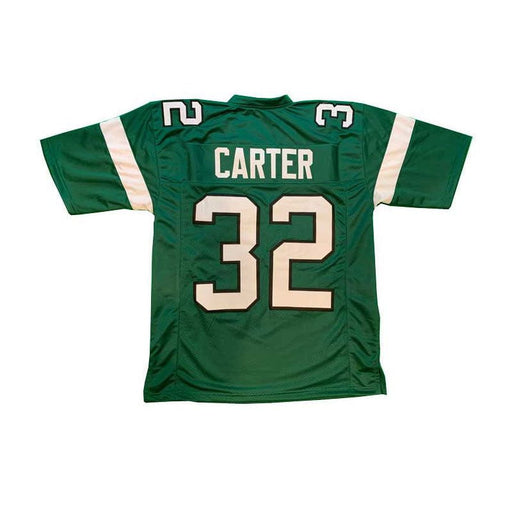 Michael Carter Unsigned Custom Green Football Jersey