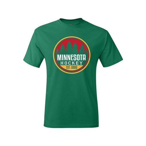 Minnesota Hockey Est. 2000 Green T-Shirt