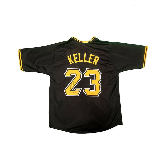 Mitch Keller Autographed Custom Black Baseball Jersey with "23 All Star"